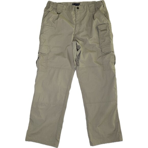 5.11 TACTICAL Men’s Cargo COTTON Ripstop Pants Utility Khaki Tan 36x30 - Picture 2 of 7